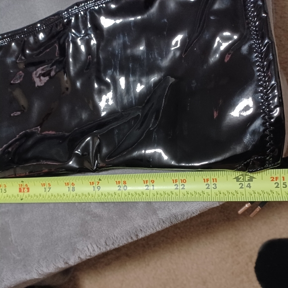 Bamboo block heel over the knee boot - Picture 9 of 10